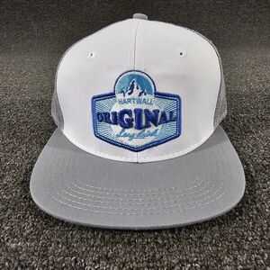 White and Gray Mesh Cap